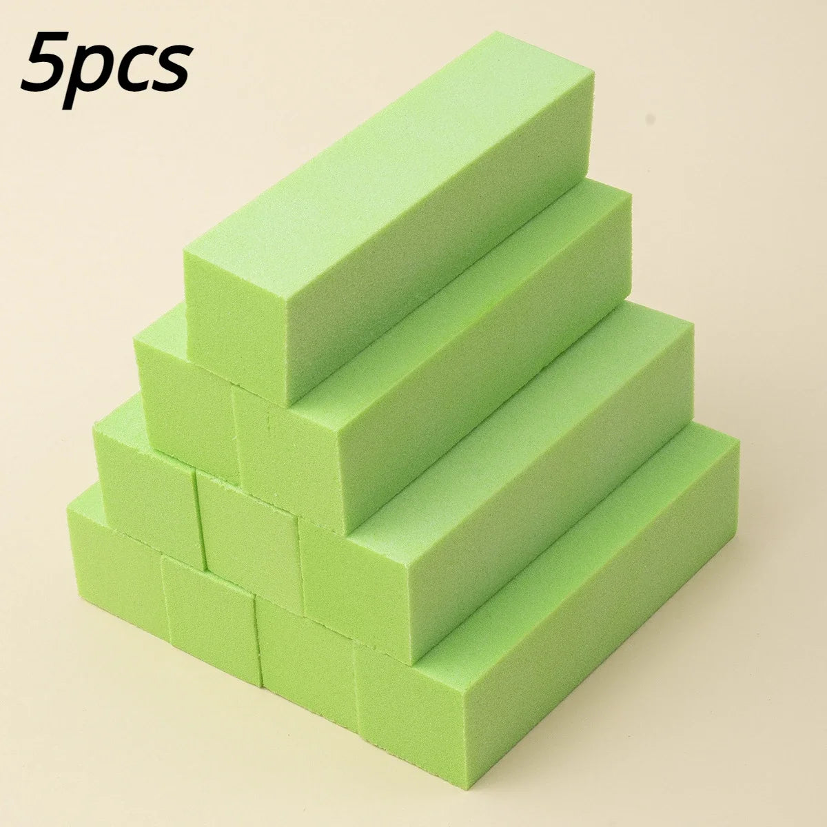 Nail White Tofu Block Color High Foaming Four Sides Grinding Block