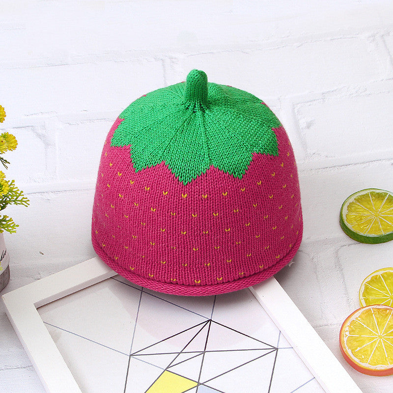 Boys And Girls Fashion Watermelon Knitting Hundred Hat
