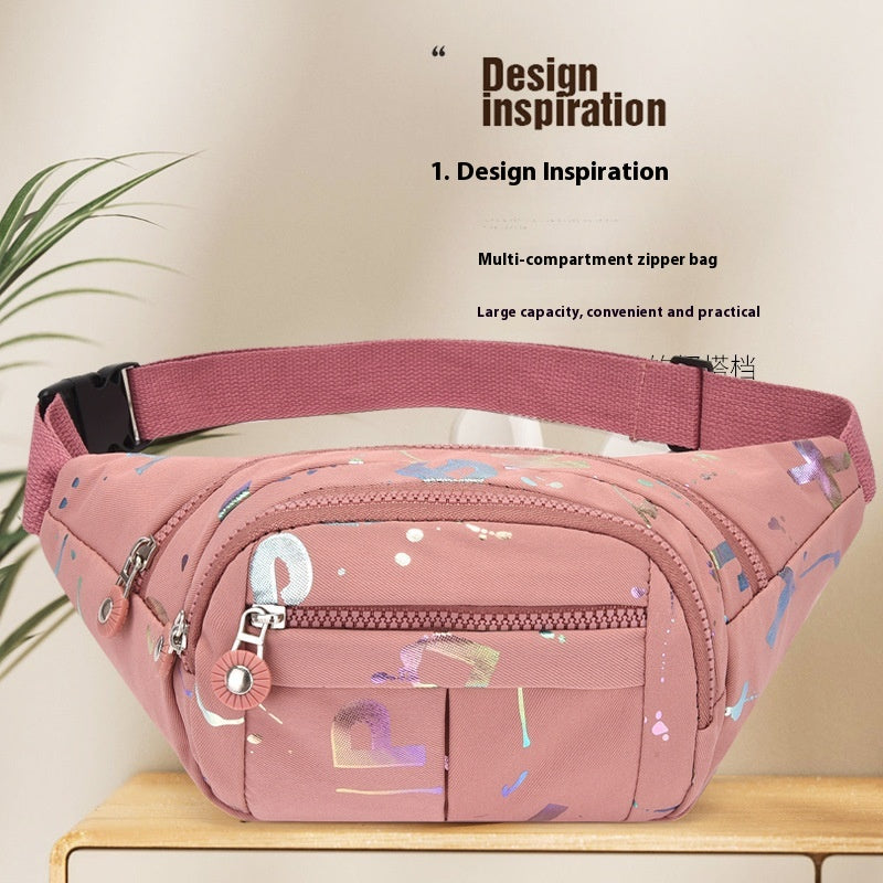 Women's Waist Bag Waterproof Chest Crossbody