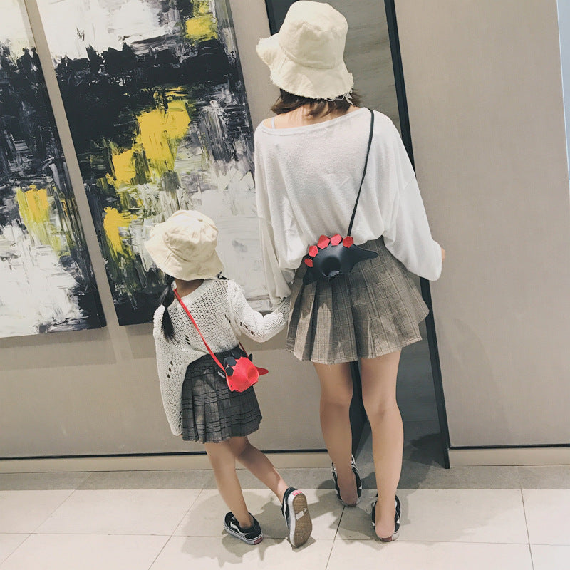 Korean children's bag dinosaur shoulder bag baby travel mini purse boys and girls Messenger bag accessories bag