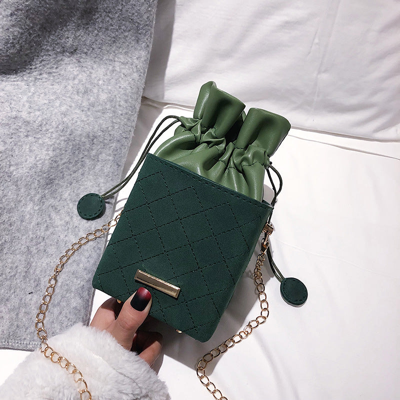 Western style shoulder bag texture messenger bag