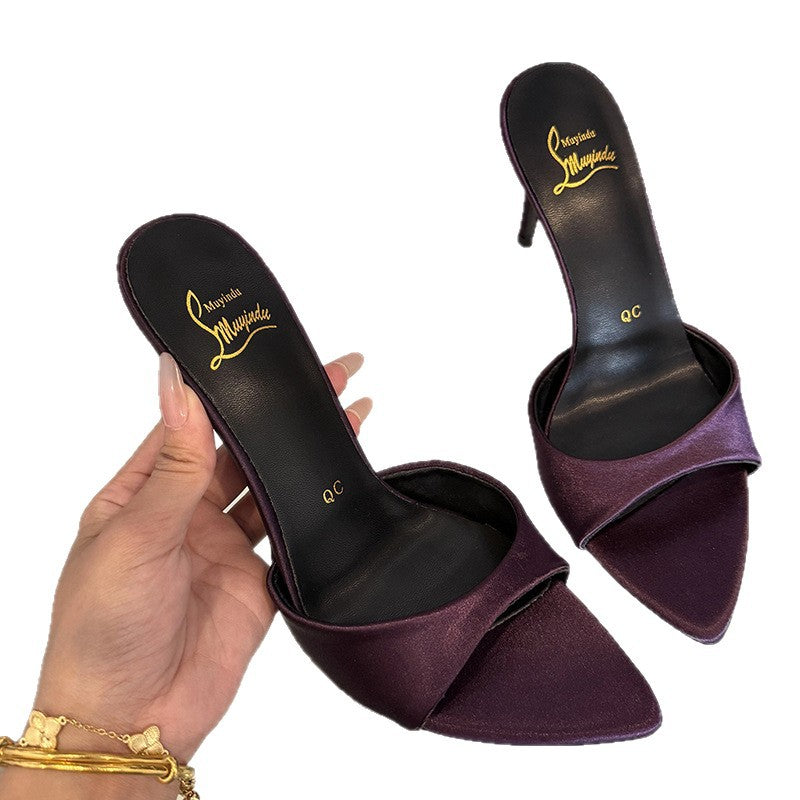 Women's High Heels Pointed Toe Strap Stiletto Sandals