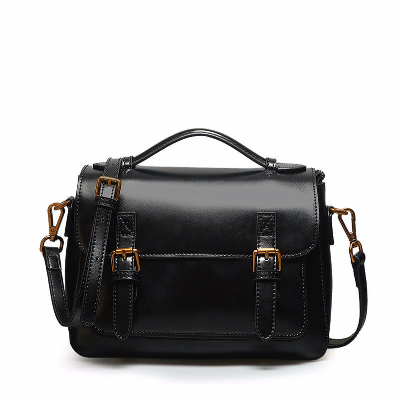 Trend Cowhide Messenger Handbag Women