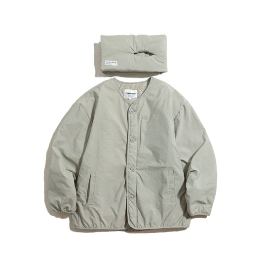 Winter Men's Solid Color Casual Round Neck Cotton Coat