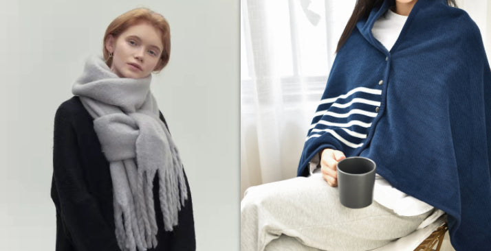 Glutinous Idle Style Thermal Long Scarf