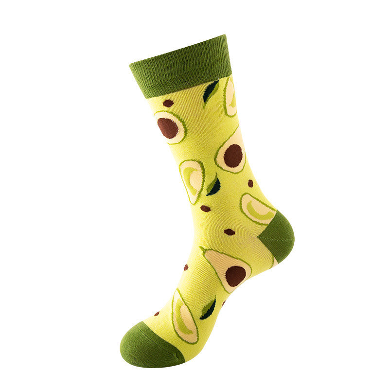 Niche Trendy Mid Tube Socks Couple Geometric