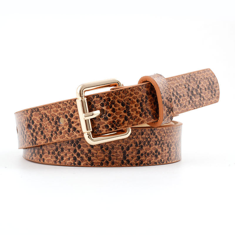 Vintage thin belt