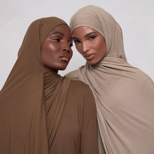 Malaysia Pure Color Modal Curling Mercerized Cotton Scarf
