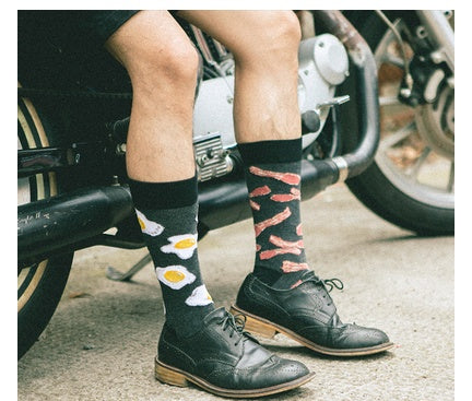 Retro Male Hip-hop Spring And Autumn Long Tube Street British Socks