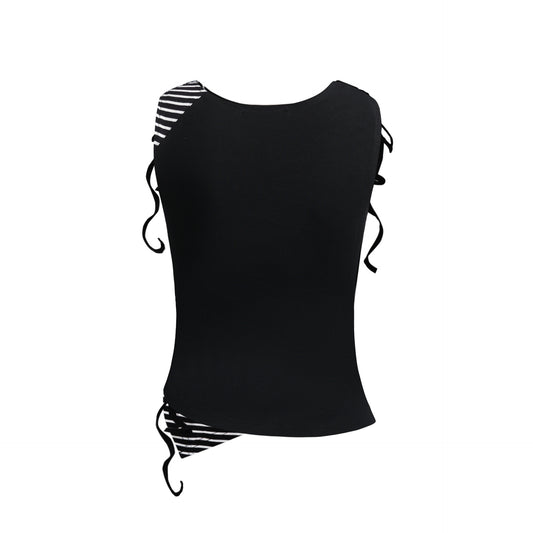 American Y2g Printing Halter Spaghetti Straps Women's Summer Subculture