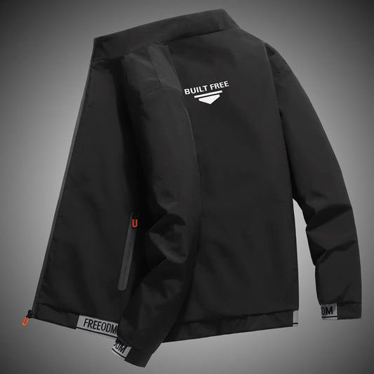 Men's Jacket Autumn Sports Casual Youth Stand Collar Overalls Jacket