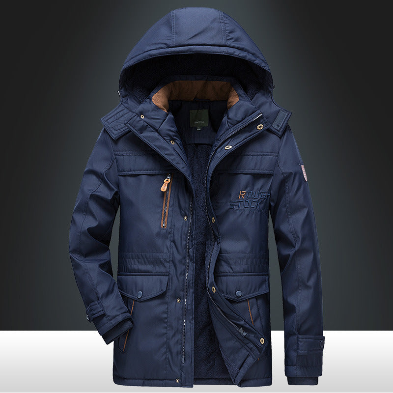 Plush thick padded jacket