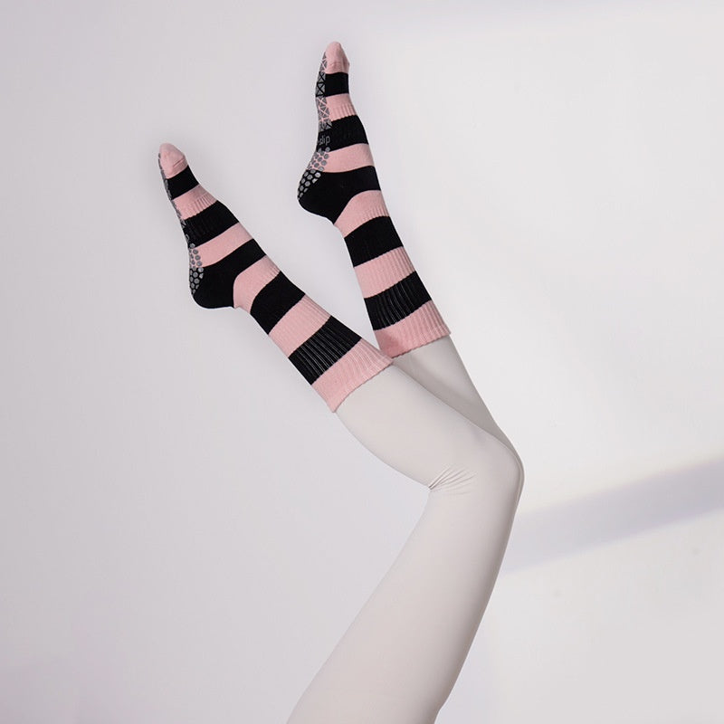 Long Tube Pilates Non-slip Yoga Non-slip Professional Female Pressure Sports Socks Dance