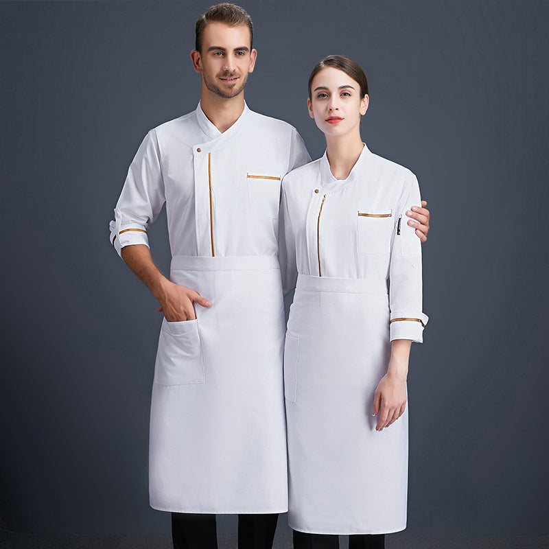 Chef Work Clothes Men's Short-sleeved Breathable High-grade