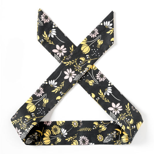 Handmade pine cone floral headband