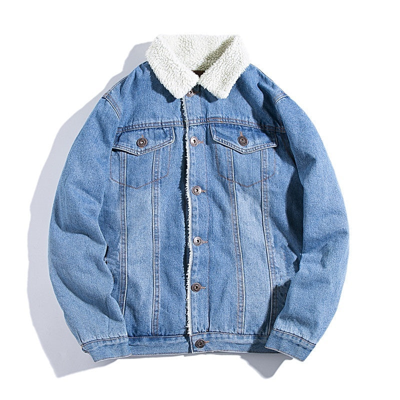 Plus-Size Korean-Style Thickened Lambswool Padded Jacket For Warmth