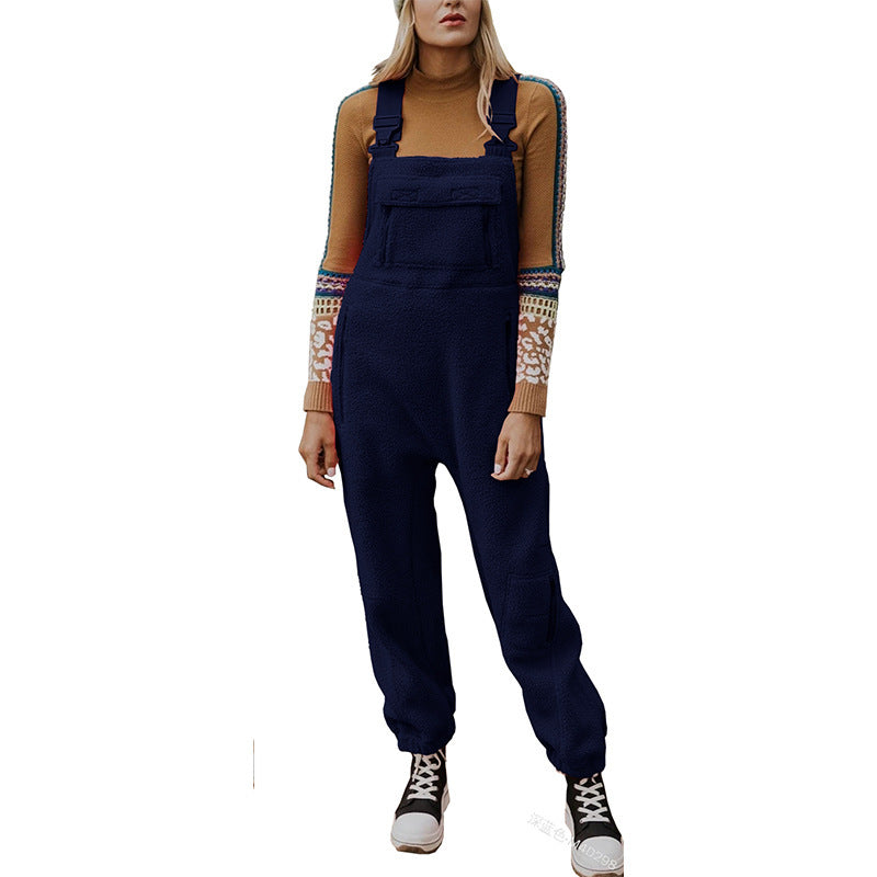 Europæiske Og Amerikanske Mode Casual Tætsiddende Bukser Med Fleece Efterår Og Vinter Seleshorts