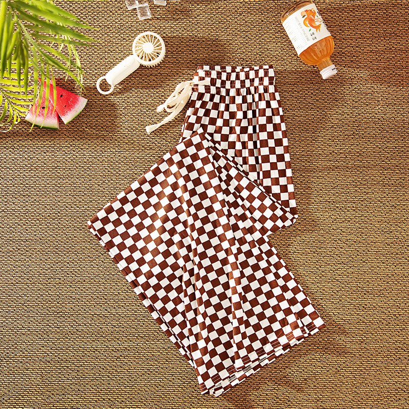 Summer Thin Section High Waist Drape Feeling Thin Dragging Mosquito-proof Pants