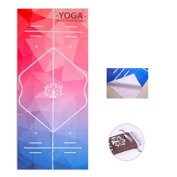 Non-slip yoga cloth mat