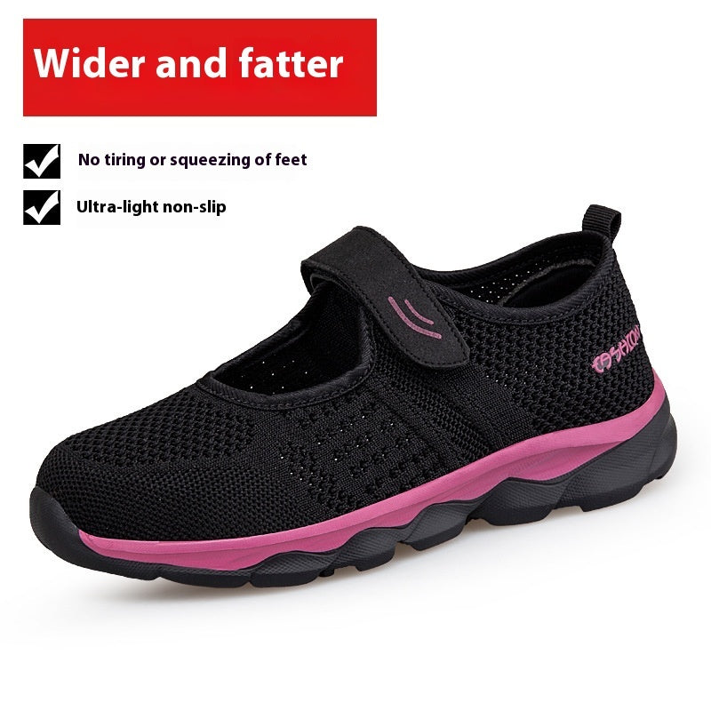 Soft-soled Square-mouth Cloth Shoes For Hallux Valgus