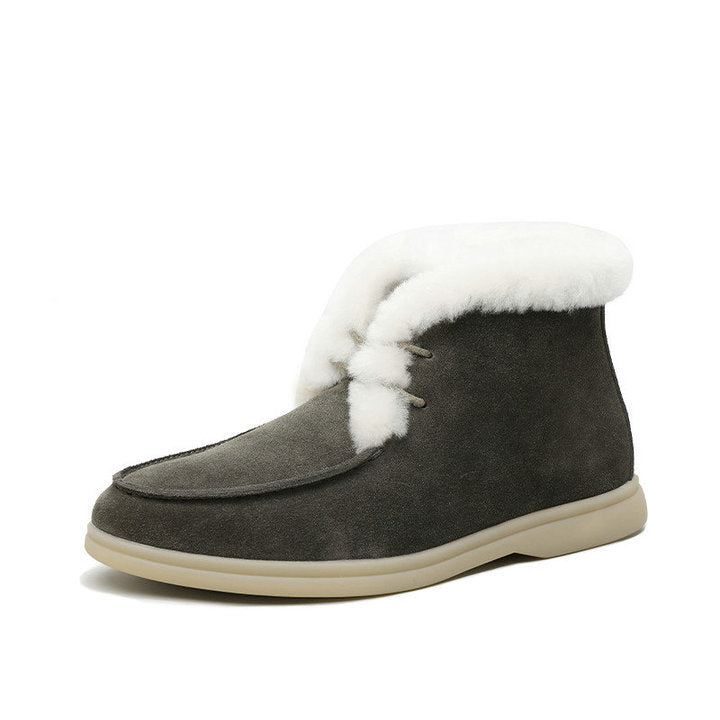 Plus Size Warm And Velvet Snow Boots Ankle Boots