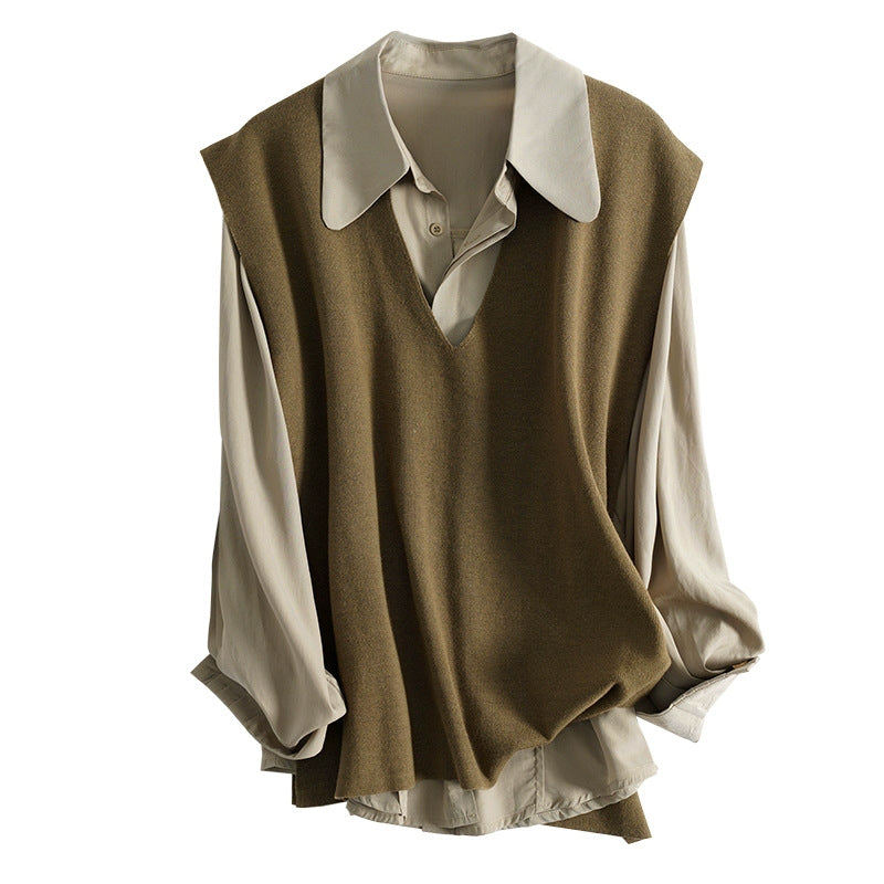 Women's Long Sleeve Loose Casual Shirt