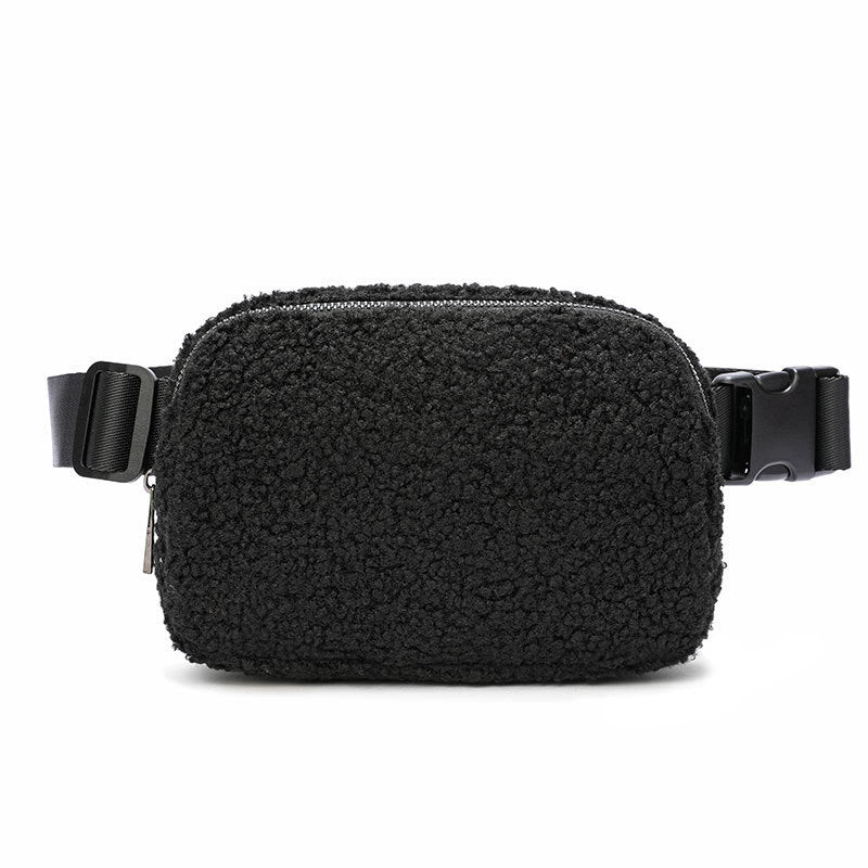 Winter Lambskin Crossbody Bag Outdoor Sports General Versatile