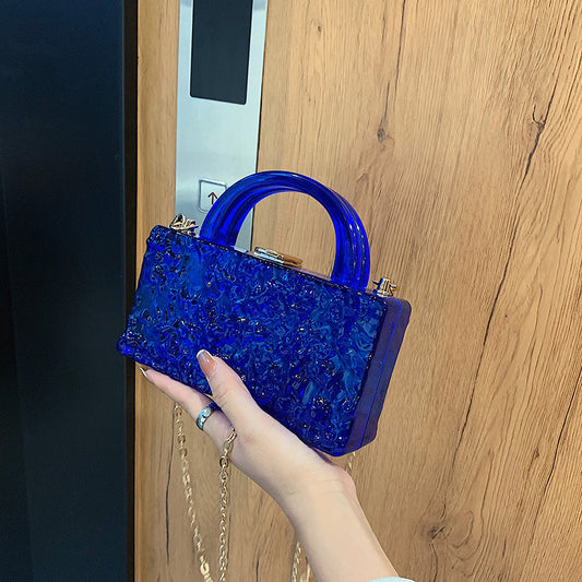 Fashion New Transparent Acrylic Jelly Bag Women