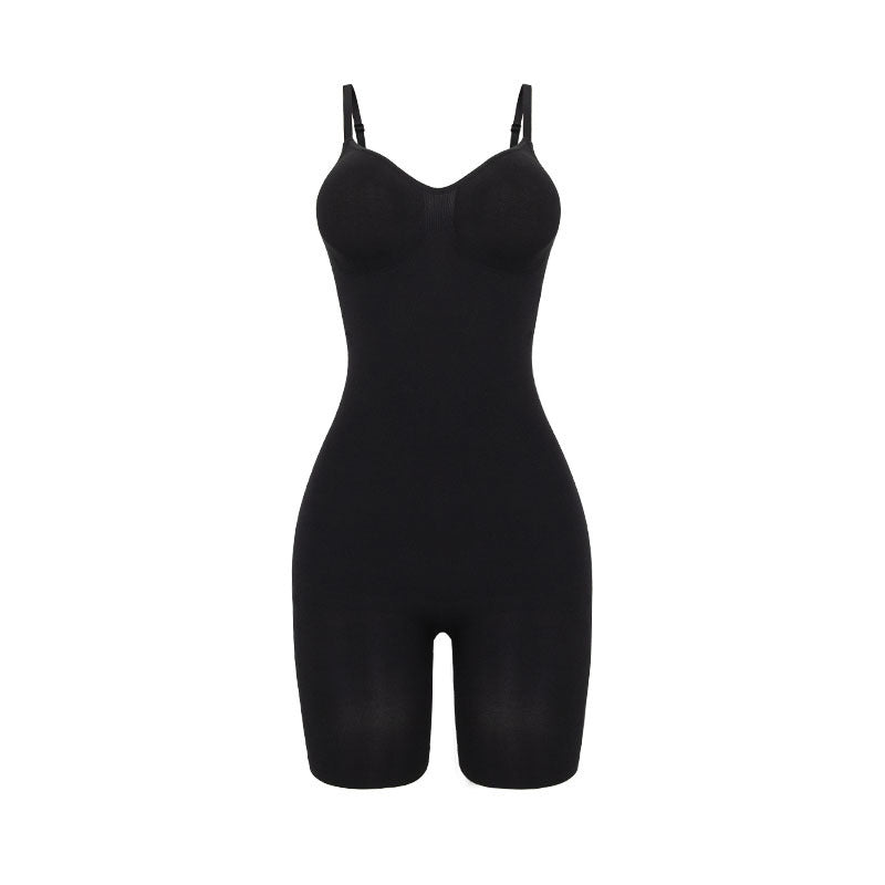 Seamless Sports Man Fat Burning Corset Waist Adjustable Shoulder Strap Body-shaping Corsets