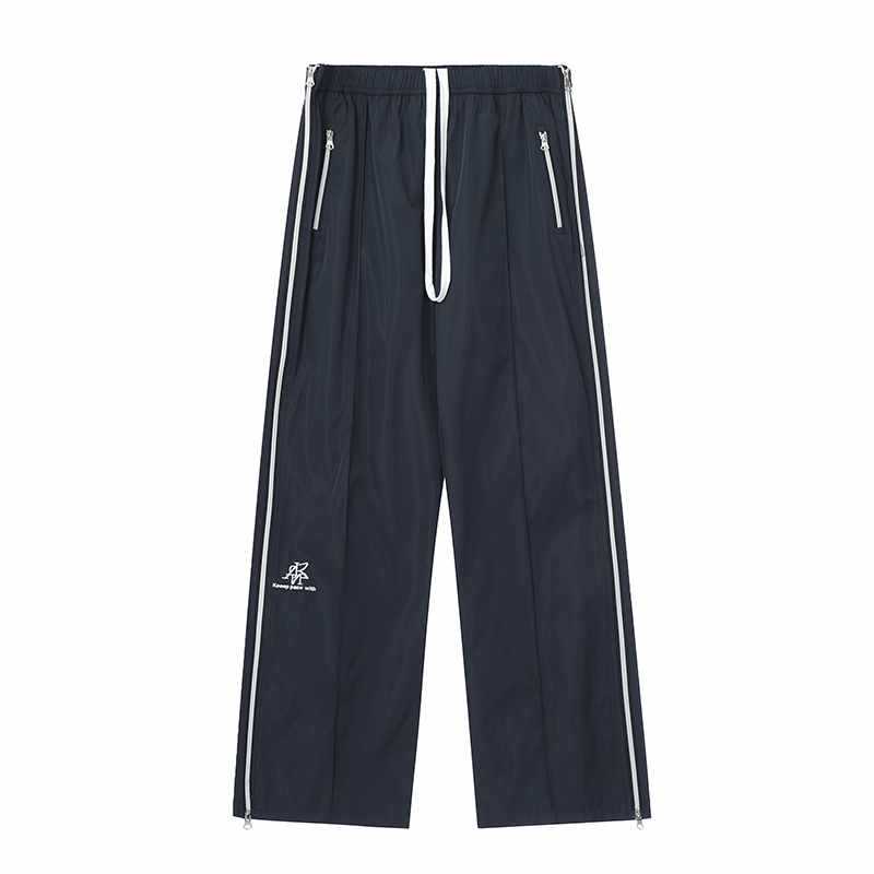 Side Zipper Sports Pants Women's Loose Casual Pants