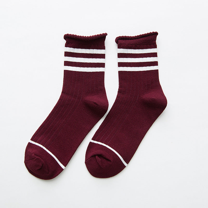 Women's Cotton Socks Japanese Academic Style