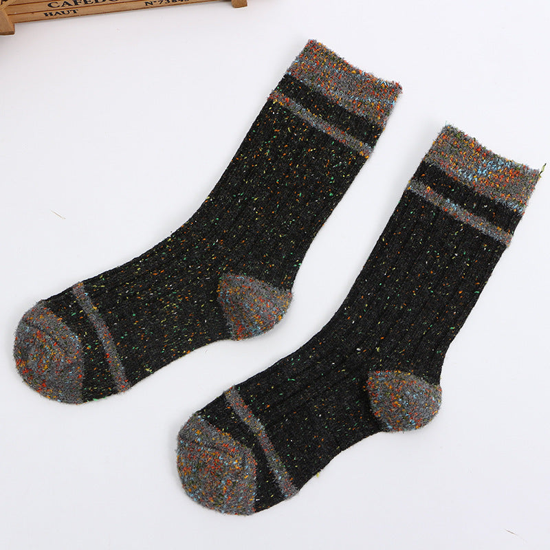 Fleece-lined Extra-thick Warm Mid-calf Slouch Socks