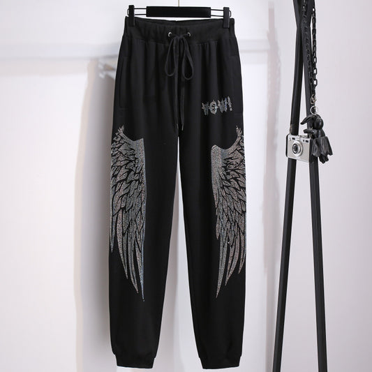 Casual Loose Exercise Ankle-tied Sweatpants