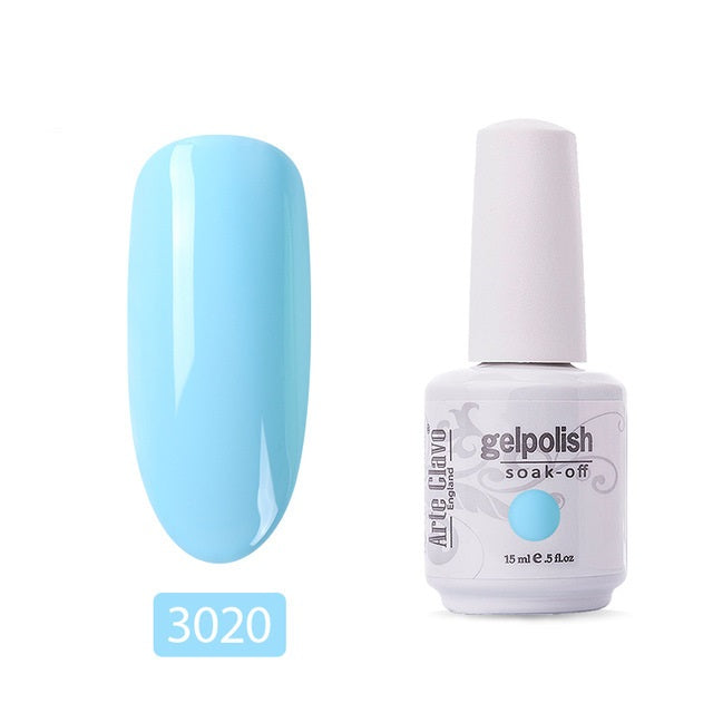 15ML Nail Gel Summer Series Colorful Soak Off UV