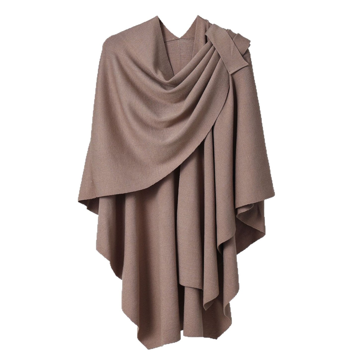 Solid Color Simple Side Strap Shawl Knitted Shoulder Strap
