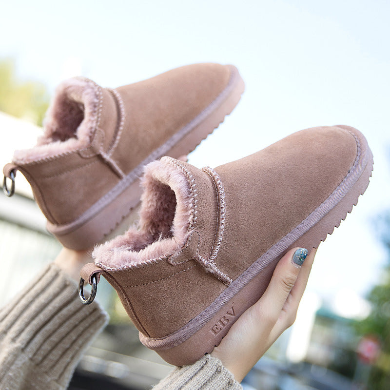 Snow Cotton Shoes Thick Non-slip Fashion Women's
