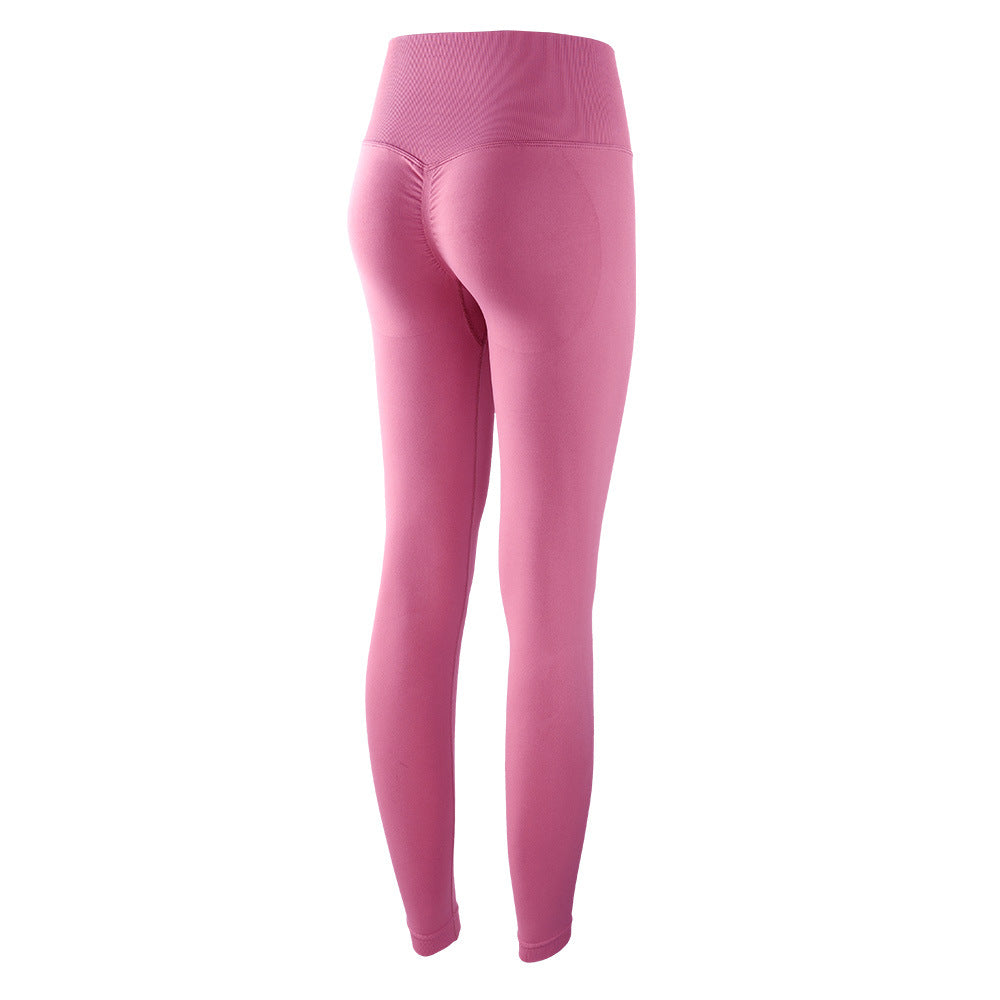High Waist Hip-lifting Fitness Pants Women's High Stretch And Quick-drying Tights