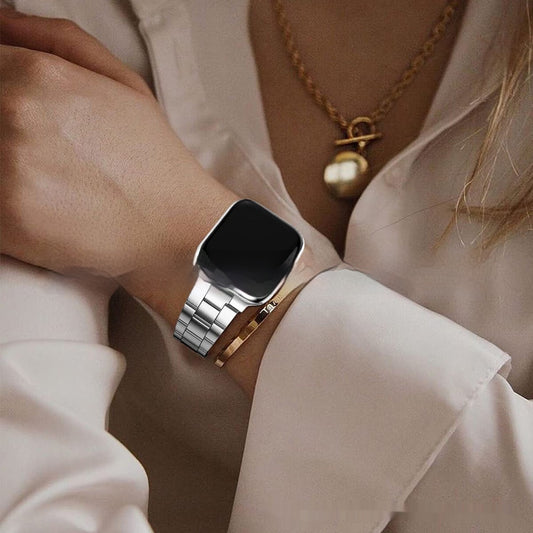Quick Release Three Beads Small Waist Stainless Steel Watch Strap