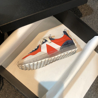 Breathable Small Waist Crystal Sole Sneakers