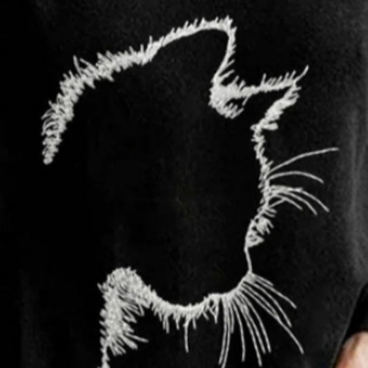 Digital Printing Casual Oil Painting Printing Long Sleeved T 3D