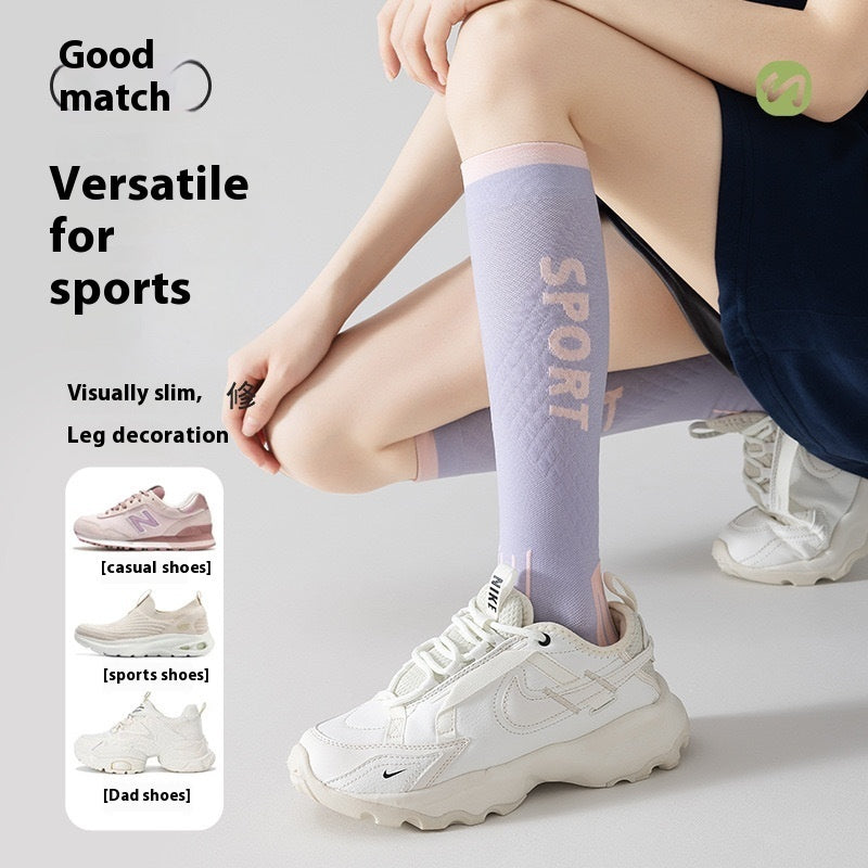 Compression Stockings Women's Fitness Running Skipping Rope