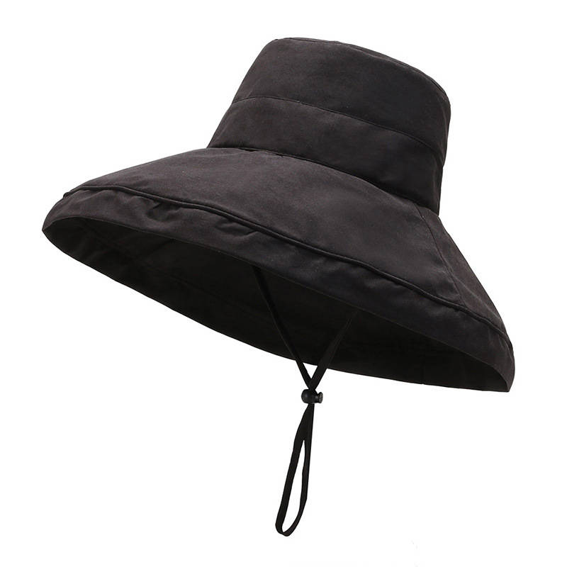 Women's Oversized Brim Shade New Peach Skin Bucket Hat