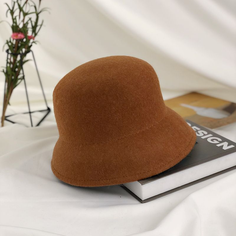 Women's Fashion Retro Solid Color Fisherman's Hat