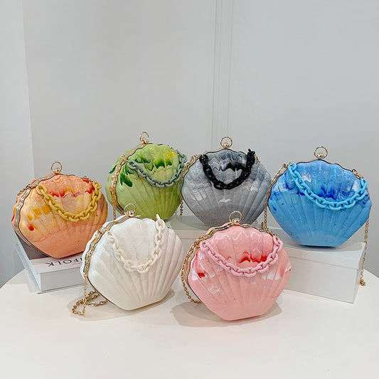 Printet One-shoulder Crossbody Kæde Skuldertaske