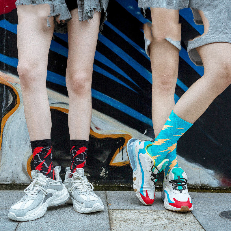 Women's Moisture Wicking Deodorant Casual Sports Fashion Socks