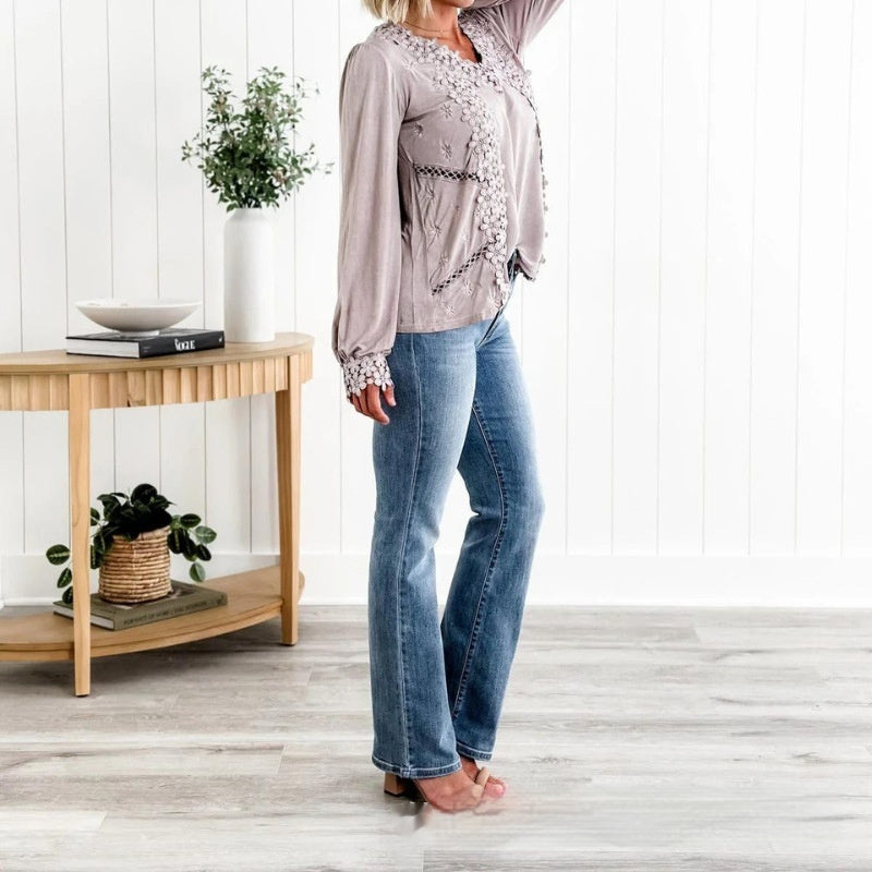 Fashion Plus Size Elastiske Slim-fit Jeans