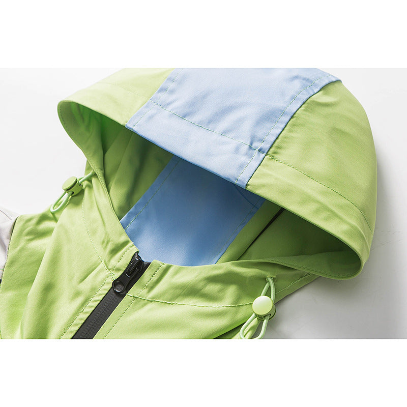 Function Wind Collision Color Patchwork Back-to-back Cap