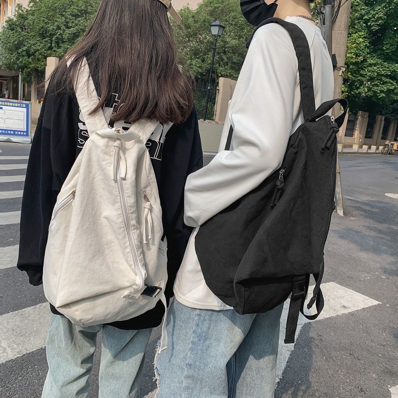 Retro Large Capacity Student Schoolbag For Men