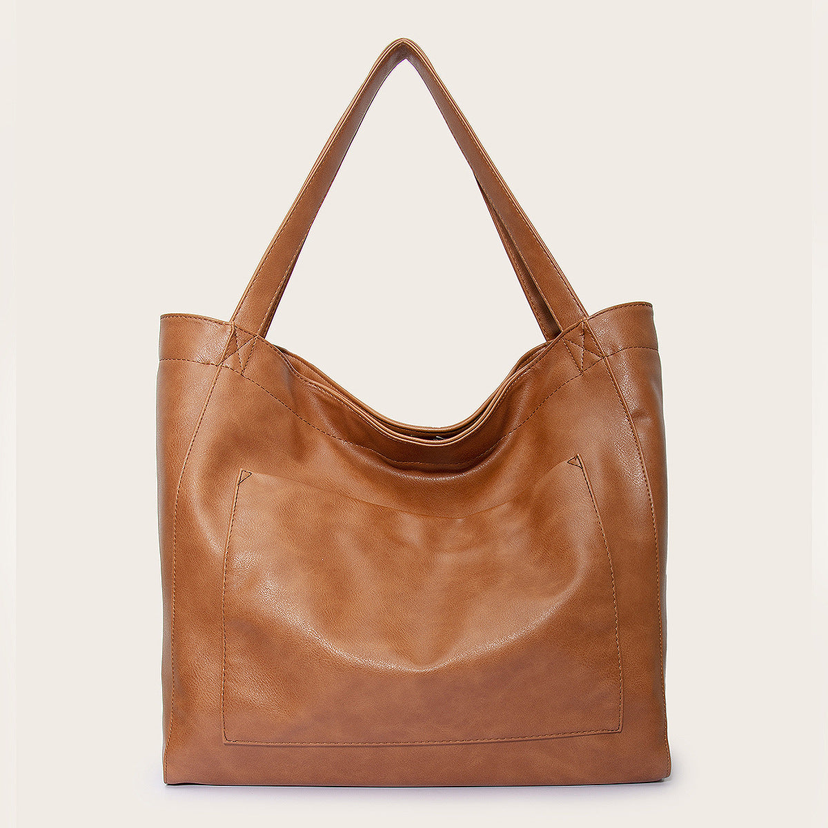 Women's Big Bag Strap Soft Leather Portable Shoulder