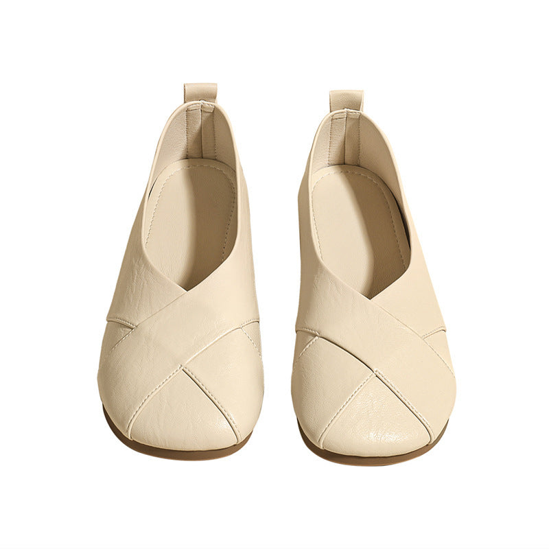 Women's Flat Slip On Large Toe Shoes